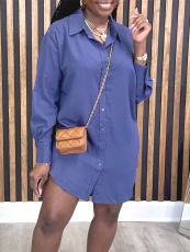 Long Sleeve Solid Color Shirt ZDF-31350