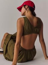 Fashion Sleeveless Zipper Long Dress ZDF-33113