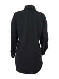 Long Sleeve Solid Color Shirt ZDF-31350