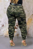 Camouflage Print High Waist Pants GSMJ-8025