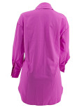 Long Sleeve Solid Color Shirt ZDF-31350