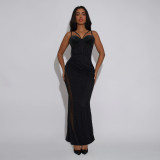 Sling Backless Fitted Fishtail Dress CYA-902051