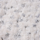 Sequin Fur Sexy Low-rise Mini Skirt GNZD-11693DBM