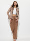 Plus Size Loose Long Sleeve Denim Coats GYXN-YT199