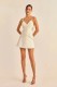 Solid Color Sling Backless Mini Dress GJMF-97809#