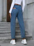 High Waist Straight Jeans GYXN-20613