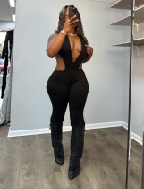 Wrap Chest Sexy Sleeveless Jumpsuit GYGE-26008
