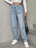 Casual High Waist Loose Jeans GYXN-35208