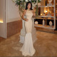 Solid Color Mesh Patchwork Sleeveless Maxi Dress GSLF-K25D86497