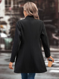 Solid Color Lapel Neck Coats GYXN-72231
