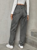 Casual High Waist Loose Jeans GYXN-35208