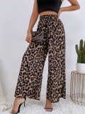 Leopard Print Loose Wide Leg Pants GYXN-52393