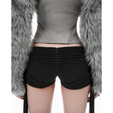 Zipper Long Sleeve Furzzy Patchwork Jackets GSLF-K25C83769