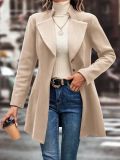 Solid Color Lapel Neck Coats GYXN-72231