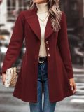 Solid Color Lapel Neck Coats GYXN-72231