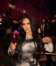 Contrast Color Print O Neck Long Dress YWXS-K25L1394