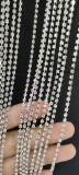 Rhinestone Deep V-Neck Tassel  Wrap Romper GYOM-8855