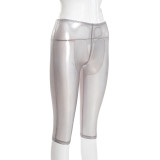 Sexy Skinny See Through Seven-Tenths Pants GDSF-Q25PT431