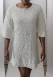 Plus Size V Neck Backless Sequin Mini Dress GYOM-8921