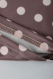 Polka Dot Print Sling Tank Top And Pants Set YWXS-K25L1325