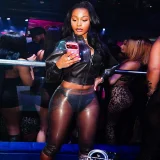 Sexy Skinny See Through Seven-Tenths Pants GDSF-Q25PT431