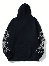 Printed Vintage Hooded Sweatshirt YWXS-XS-2553