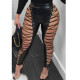 Slim-Fit Cross-Strap Trousers GYOM-k8701