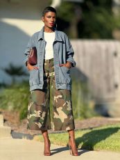 Long Sleeve Loose Denim Coats GYLN-8998