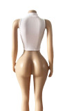 Solid Color V Neck Tight Tank Top GFCF-1289