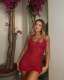 U Neck Tassel Sling Mini Dress GQNF-F00127DM