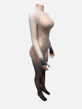 Sexy Hollow Out Knits Lace Jumpsuit GQNF-Y00589QL