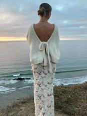 Reversible Bow-Tie Tie Cardigan Sweater Jacket GQNF-Y00281CM