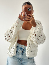Holes Hollow Out Knits Cardigan GQNF-Y00239CM