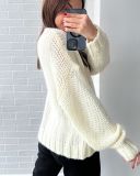 Single-breasted Loose Knits Sweater GQNF-Y00262CM