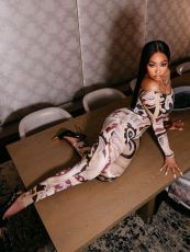 Print One Shoulder Tight Jumpsuit GQNF-Y00241QC