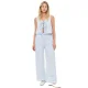 Sleevless Bow-tie Stripes Two Piece Pants Set GQNF-Y00261SD
