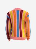 Colorful Stripe Long Sleeve Knits Cardigan GQNF-F00122CM