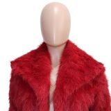 Faux Fur Collar Long Sleeve Short Jacket SH-391330