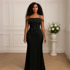 Sexy Hot Drill Solid Color Maxi Dress CYA-902100