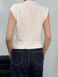 Letter Print Short Sleeve Knits Tops GQNF-F00067T