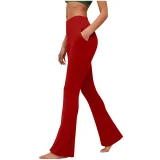 Solid Color Slim Flare Pants GYZY-6692