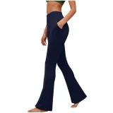 Solid Color Slim Flare Pants GYZY-6692