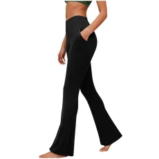 Solid Color Slim Flare Pants GYZY-6692