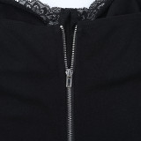 Solid Color Lace Sling Tops FL-JY25339MHO
