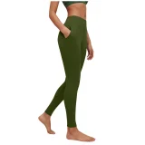 Solid Color Pockets Sport Pants GYZY-6693