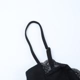 Solid Color Lace Sling Tops FL-JY25339MHO