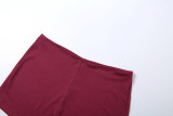Deep V Neck Strapless Pajamas Shorts Loungewear Set DLSF-K25S87170