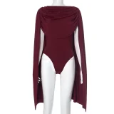 Long Sleeve Solid Color Bodysuit GDSF-Q24BS670