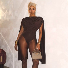 Long Sleeve Solid Color Bodysuit GDSF-Q24BS670