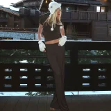 Solid Color Short Sleeve Casual Two Piece Pants Set GDSF-Y25ST057